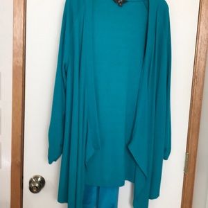Teal Cardigan